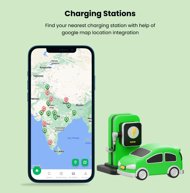EV Charging Station Finder | Flutter UI KIT