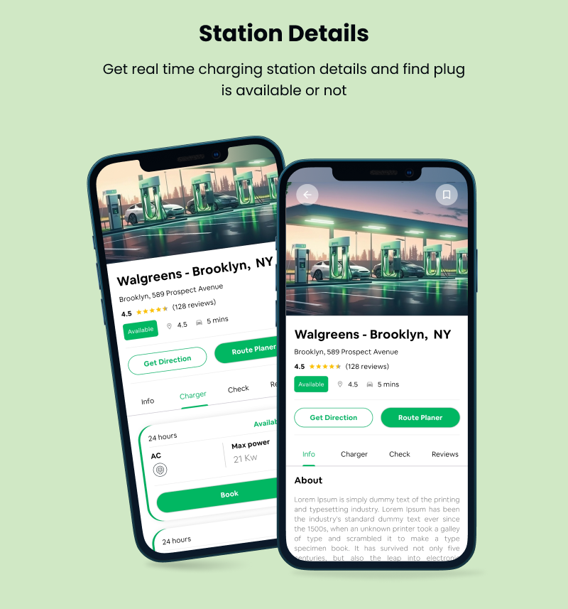 EV Charging Station Finder | Flutter UI KIT